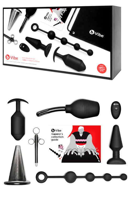 Masster’s Degree Advanced Anal Set Anal Toys Black