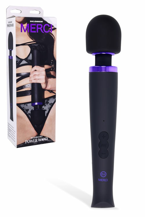 Merci 12.5″ Power Wand Massager Vibrators Black