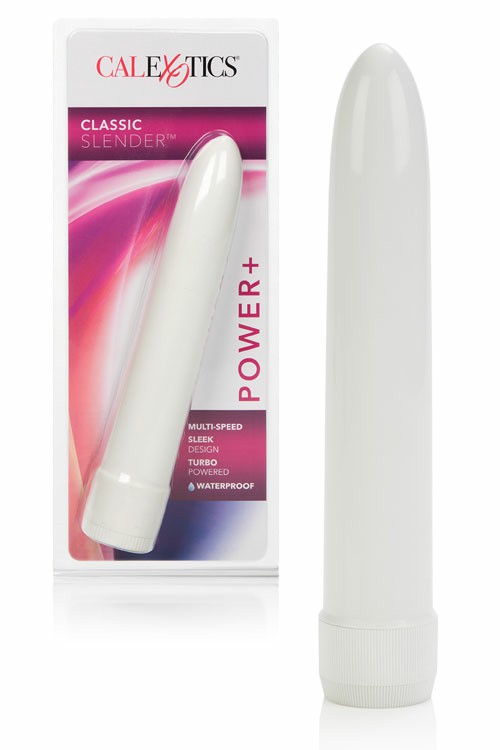 Multi Speed 7″ Classic Vibrator Classic Vibrators White