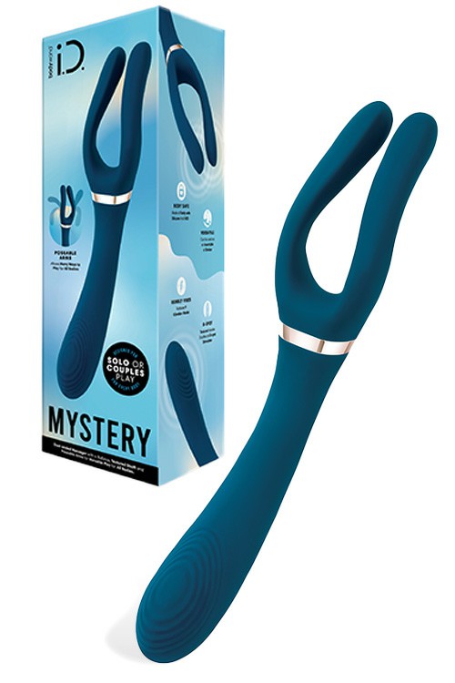 Mystery 9.8″ Unisex Couples Vibrator Couples Toys Navy