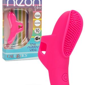 Neon Nubby 3.5″ Finger Vibrator Clitoral Vibrators Pink