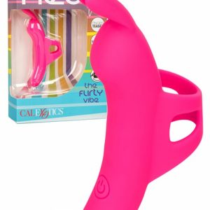 Neon Vibes The Flirty Vibe 4″ Finger Vibrator Clitoral Vibrators Pink