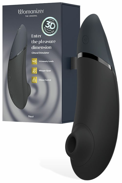 Next 7.6″ 3D Pleasure Air Clitoral Stimulator With Autopilot & Smart Silence Clitoral Vibrators Black