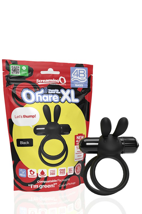 Ohare Xl Stretchy Vibrating Cock Ring With Clitoral Stimulator Couples Rings Blue