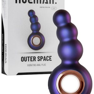 Outer Space 5.2″ Vibrating Butt Plug Anal Toys Purple