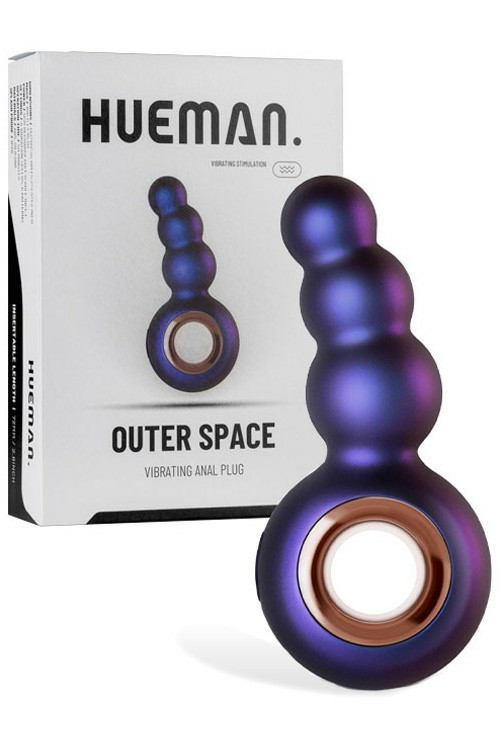 Outer Space 5.2″ Vibrating Butt Plug Anal Toys Purple