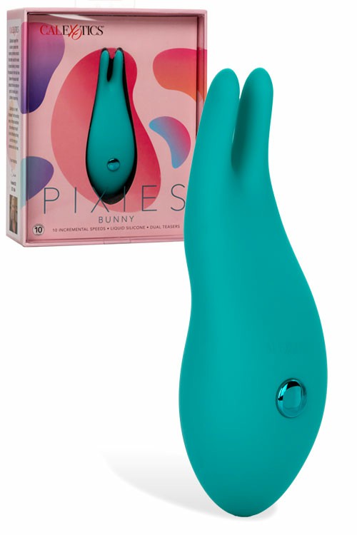 Pixies Bunny 4.25″ Clitoral Vibrator Clitoral Vibrators Blue