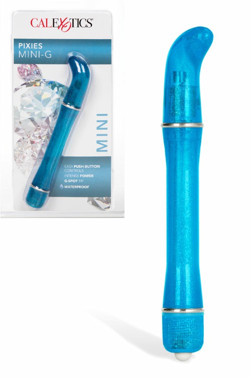 Pixies Mini G 5″ G Spot Vibrator G-Spot Vibrators Blue