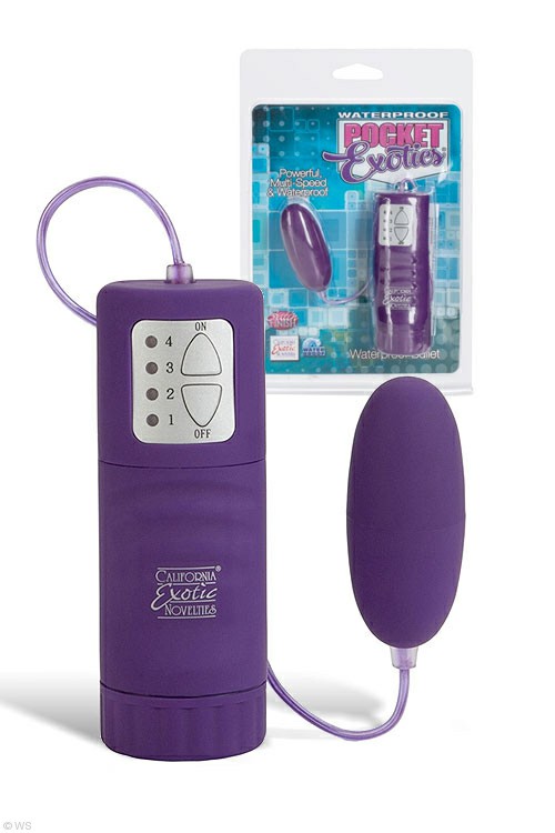 Pocket Exotics Waterproof 2″ Bullet Bullet Vibrators Purple