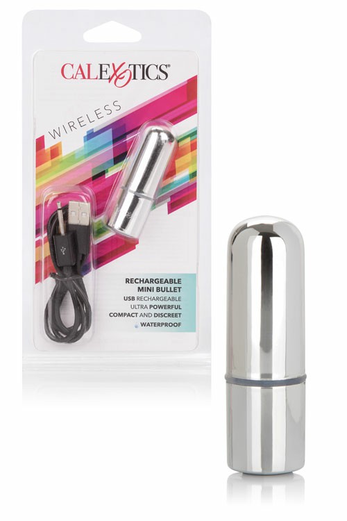 Powerful 2.5″ Mini Bullet Vibrator Bullet Vibrators Silver