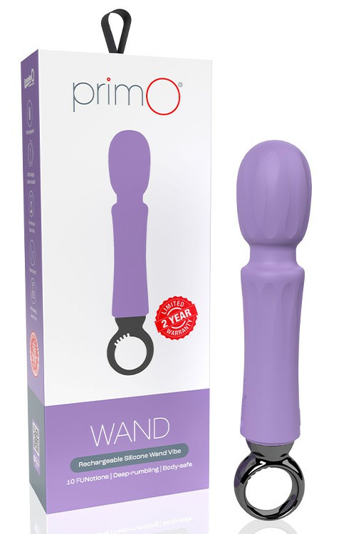 Primo Wand 7.5″ Vibrating Wand Massager Vibrators Blue