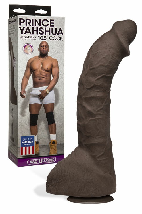 Prince Yahshua 10.5” Realistic Cock Dildos Chocolate