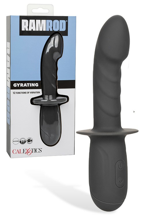 Ramrod Probe 8″ Vibrating Anal Dildo Anal Toys Black