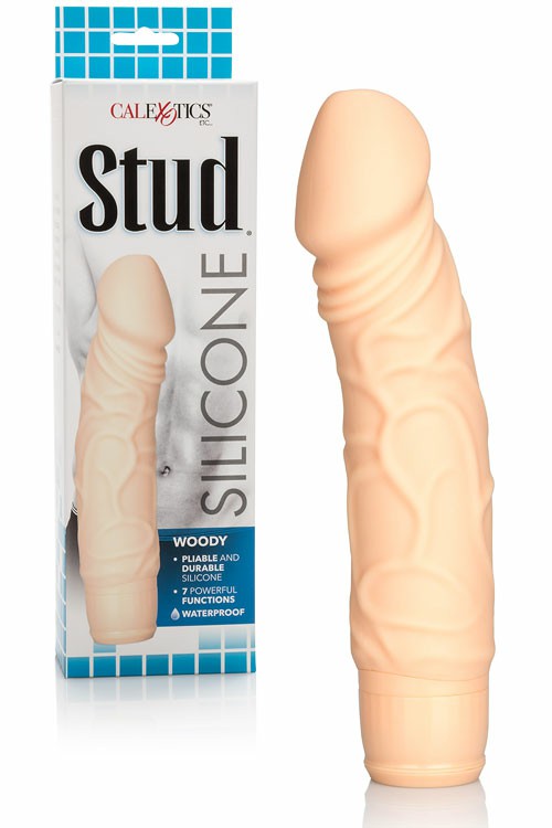 Realistic 6.5” Silicone Vibrator Realistic Vibrators Flesh