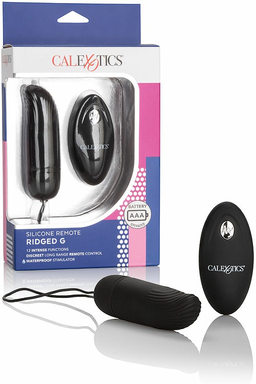 Remote Controlled 3.75″ Ridged G Spot Bullet Vibrator Vibrating Eggs