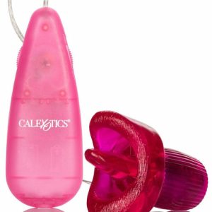 Remote Controlled Sheath & 2″Bullet Vibrator With Removable Flickering Tongue Clitoral Vibrators Pink