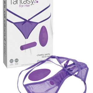 Remote Controlled Vibrating Cheeky Panty Vibrating Panties Purple