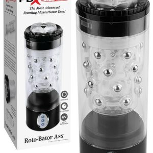 Roto Bator Ass 9.5″ Masturbator With Rotating Beads Vibrating Masturbators Multi