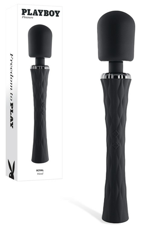 Royal 11.4″ Wand Vibrator Vibrators Black