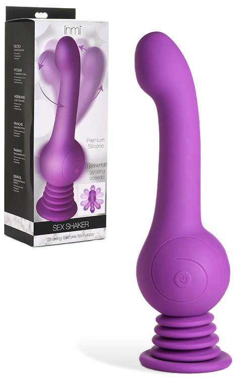 Sex Shaker 10″ Gyrating & Thrusting Dildo Prostate Massagers Purple