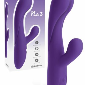 Silicone 8.75″ G Spot Rabbit Vibrator Rabbit Vibrators Purple