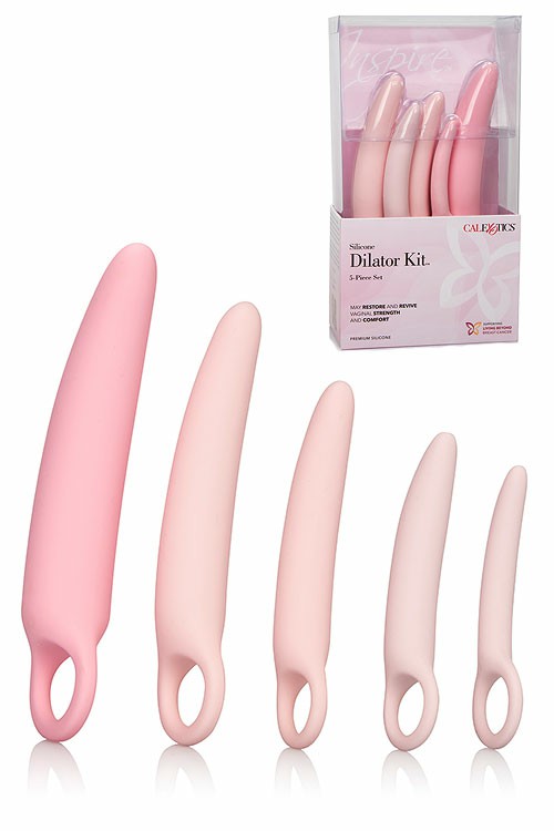 Silicone Dilator Kit (5 Pce) Female Sexual Enhancers Pink