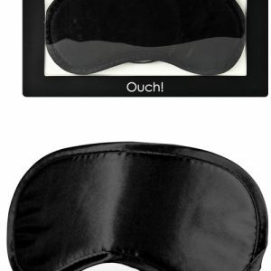 Soft Satin Eye Mask Blindfolds & Hoods Black