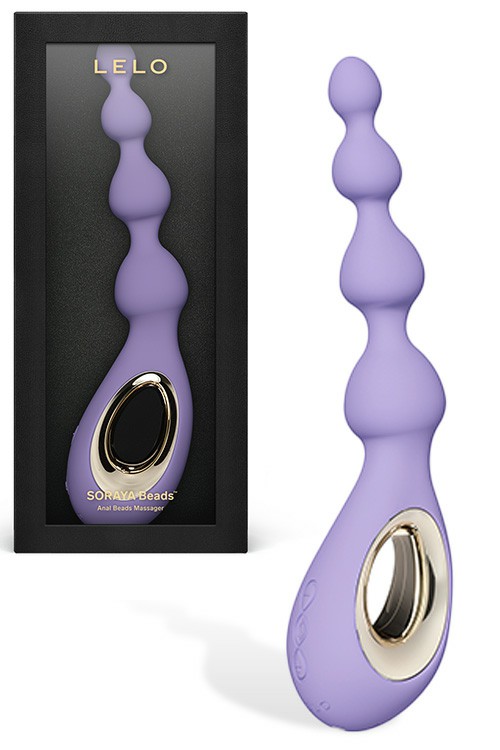 Soraya 9.2″ Vibrating Anal Beads Anal Balls & Beads Black