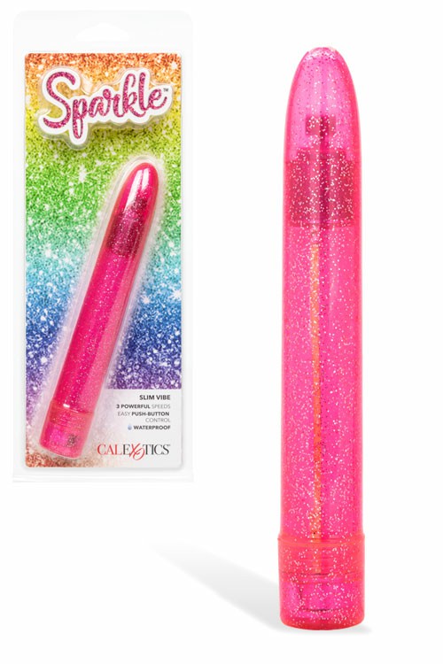 Sparkle Slim 6″ Classic Vibrator Classic Vibrators Pink