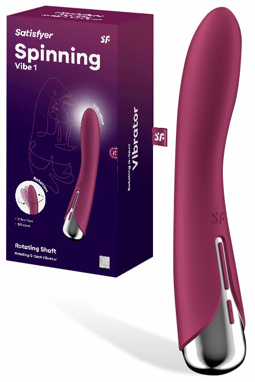 Spinning Vibe 1 Rotating 6.9″ G Spot Vibrator G-Spot Vibrators Blue