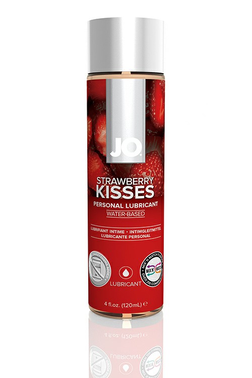 Strawberry Kiss H2O Flavoured Lubricant (120Ml) Lubes & Essentials