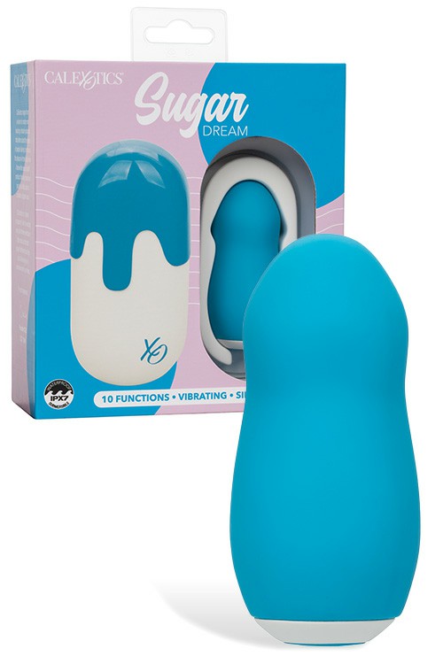 Sugar Dream 3.75″ Travel Sized Clitoral Vibrator Clitoral Vibrators Blue