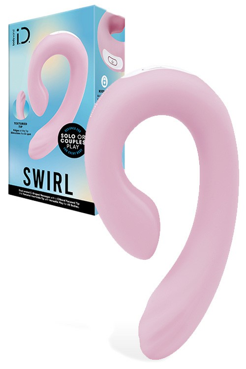 Swirl 5.11″ Unisex Couples Vibrator Couples Toys Pink