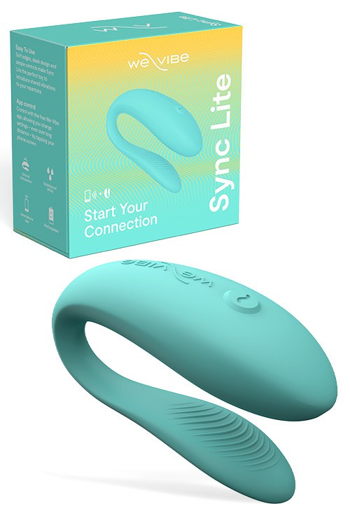 Sync Lite 2.75″ App Controlled Couples Vibrator Couples Toys Aqua