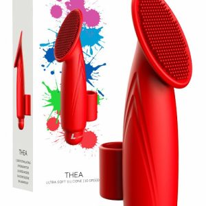 Thea 4.53″ 10 Speed Bullet Vibrator Bullet Vibrators Red