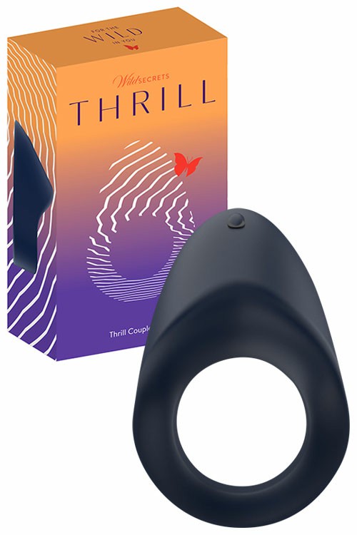 Thrill 3″ Vibrating Couples Ring Couples Rings Dark Blue