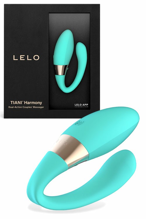 Tiani Harmony 3.5″ App Controlled Couples Vibrator G-Spot Vibrators Aqua