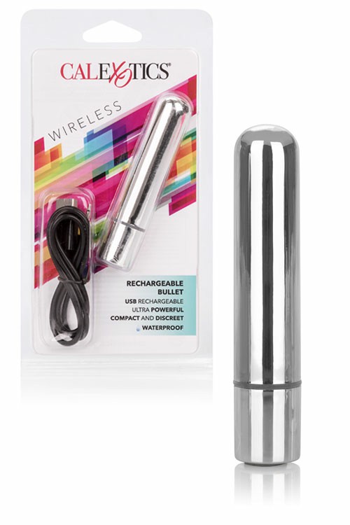 Ultra Powerful 3.75″ Bullet Vibrator Bullet Vibrators Silver