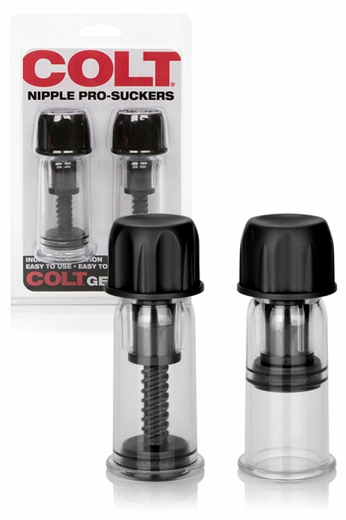 Vacuum Pressure Nipple Suckers Bondage Black