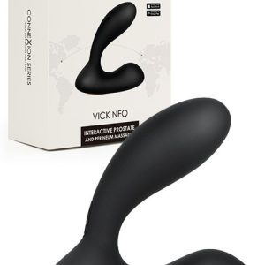 Vick Neo App Controlled 3.6″ Interactive Prostate Massager Prostate Massagers Black