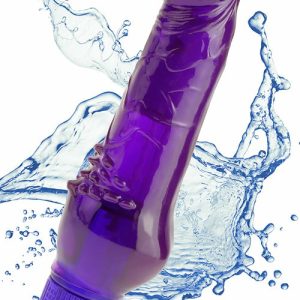 Waterproof 8″ Multi Speed Vibrator Classic Vibrators Purple