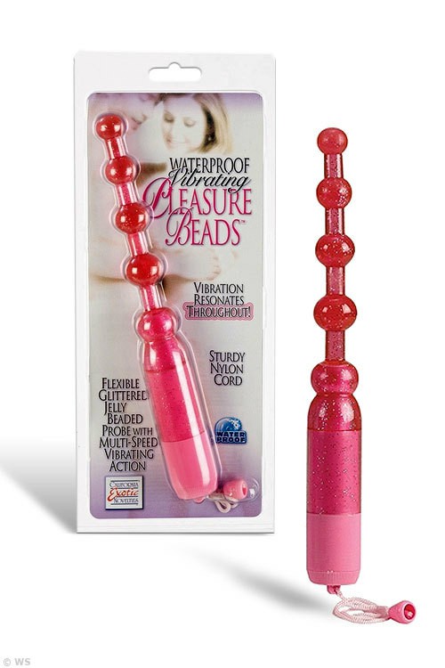 Waterproof Vibrating Pleasure Beads Anal Balls & Beads Pink