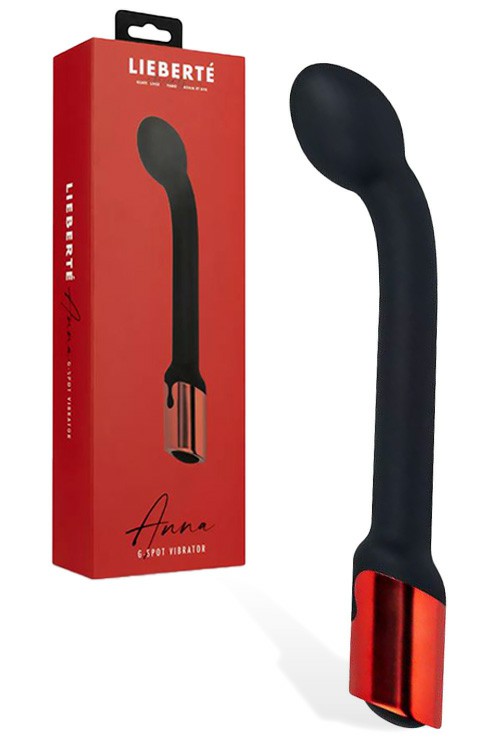 Anna 8.6″ G-Spot Vibrator G-Spot Vibrators Black/Red