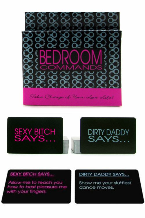 Bedroom Commands Couple’s Card Game Couples Toys Black