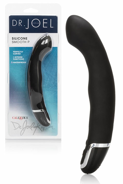 Curved 6.25″ Vibrating Prostate Massager Prostate Massagers Black