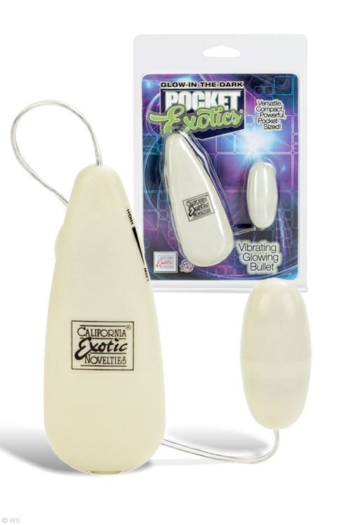 Glow In The Dark Vibrating Glowing 2″ Bullet Bullet Vibrators Glow In The Dark