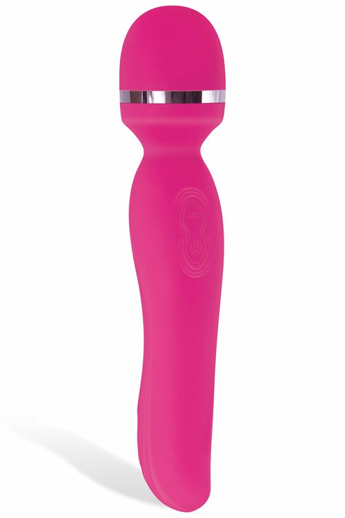 Intimate Curves 7.75″ Silicone Wand Vibrator Vibrators Pink