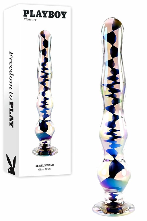 Jewels Wand 8″ Unisex Glass Dildo Dildos