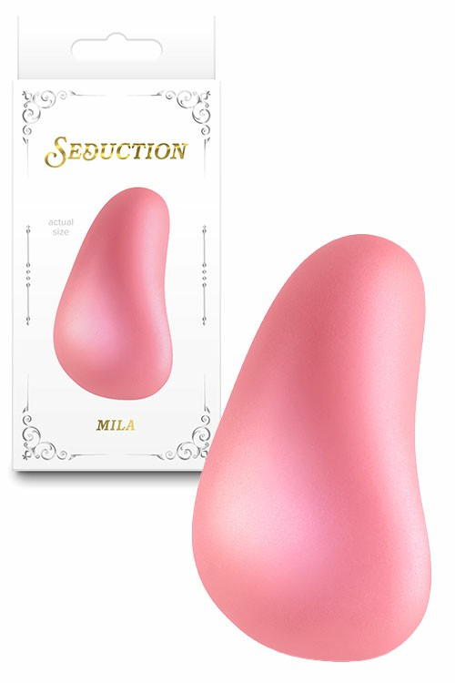 Mila 2.8″ Silicone Palm Vibrator Clitoral Vibrators Dark Pink