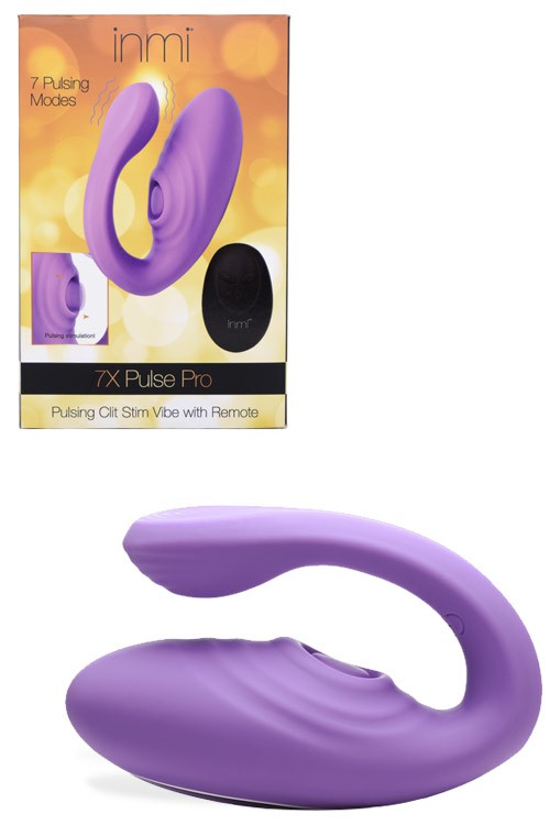 Pulse Pro 3.8″ Remote Controlled Pulsing Clitoral Stimulator Clitoral Vibrators Purple